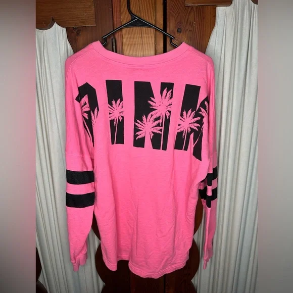 Victoria's Secret PINK Palm Tree Sweater - Picture 3 of 4
